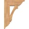 Ekena Millwork Imperial Traditional Smooth Bracket w/ Offset Brace, Western Red Cedar, 7 1/2"W x 20"D x 28"H BKT0806X20X28IMP01SWR - alternate 2